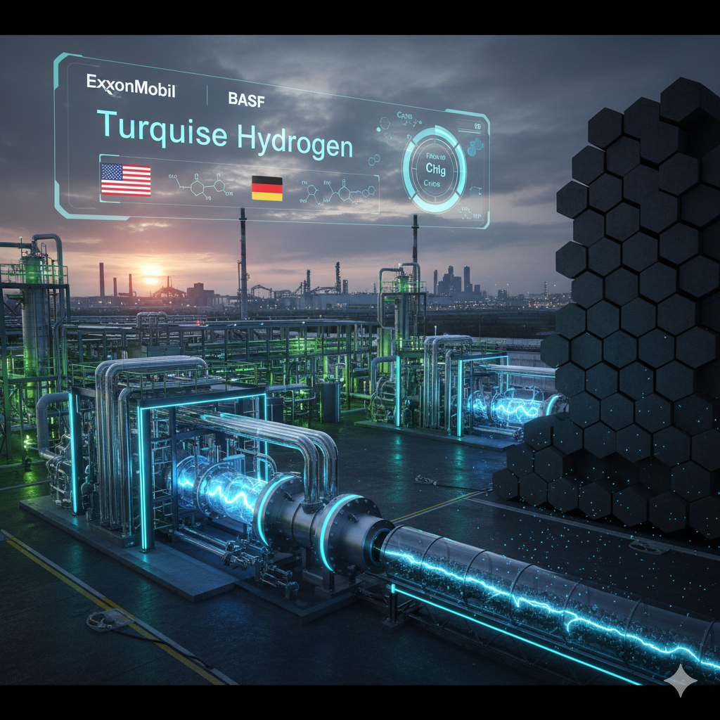 🇺🇸🇩🇪 ExxonMobil & BASF Partner on Turquoise Hydrogen Through Methane ...